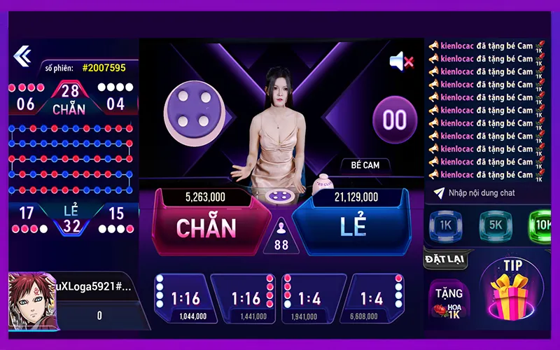 Giao diện nhà cái NBet khi chơi Xóc Đĩa online